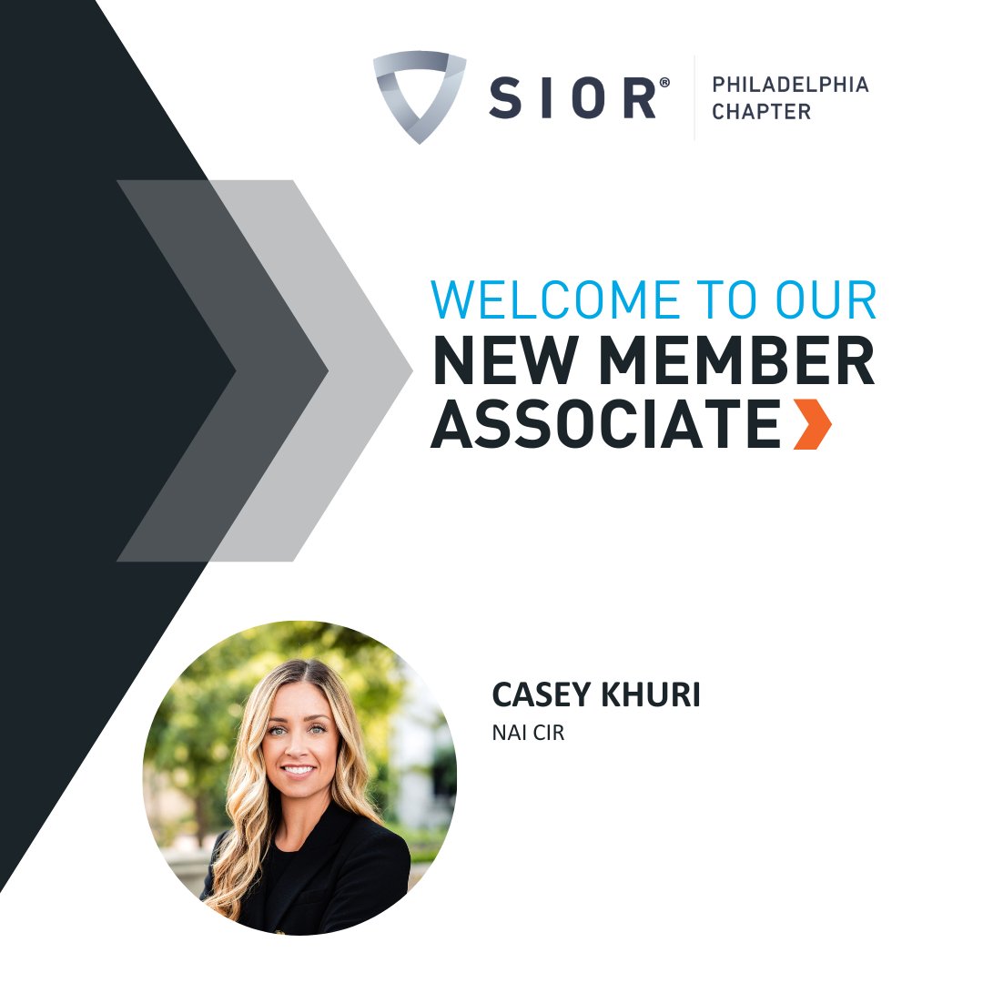 Welcome to our new member associate, Casey Khuri from @NAICIR! Casey leads and manages operational activities as Chief Operating Officer and is responsible for implementing strategic initiatives company-wide. #SIOR