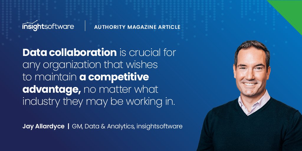 Wondered how to leverage data to skyrocket your company's growth? Jay Allardyce, General Manager of the Data & Analytics business unit at insightsoftware, shares his expertise with Authority on this very topic! Don't miss out on these valuable insights! bit.ly/3TJ45K0