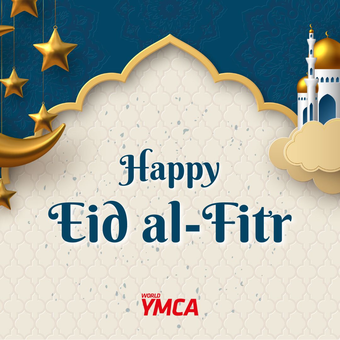 Wishing all who celebrate a joyful Eid al-Fitr. 🌙✨ Marking the end of Ramadan, a month of fasting and reflection, may this time bring peace, happiness, and prosperity to all in our YMCA communities and beyond. #EidMubarak
