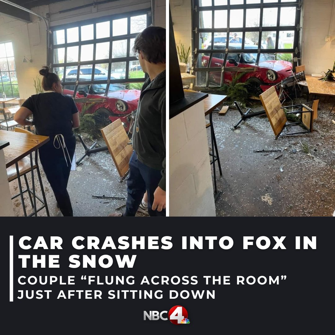 A Columbus coffee shop and bakery has repairs to make Tuesday and a couple is counting themselves lucky after a car smashed into the building. DETAILS: nbc4i.co/3xsDhGd