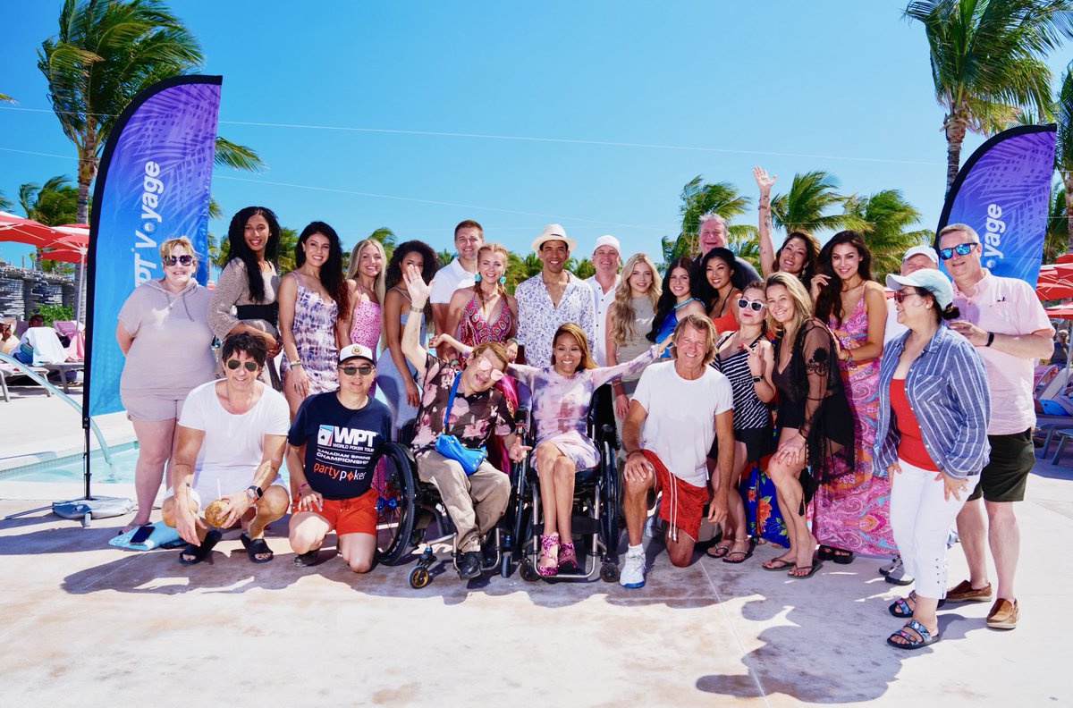 Of my many poker trips around the world, the chartered ⁦@WPT ⁦@VirginVoyages⁩ was the best trip ever & the most epic Players Party at Sir ⁦@richardbranson’s⁩ private Beach Club in the Bahamas. @pliska007 ⁦@LynnGilmartin⁩ ⁦⁦@_JeannieDuffy⁩ #WPTVoyage