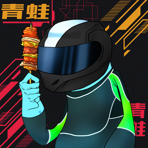 New in <a href="/CyberFrogsNFT/">Cyber Frogs (!FF)</a> ! Excited to join the community and looking forward into <a href="/SCUMSOL/">SCUM</a> new art!
