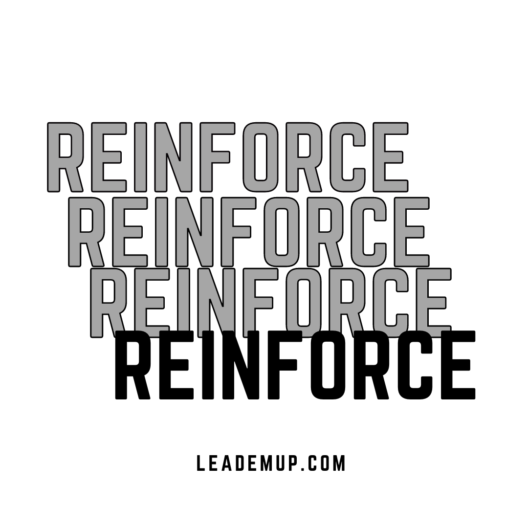 Anything you want to see in your program must be developed... And reinforced. If leadership and character development are priorities in your program, they must be constantly reinforced throughout the entire year. Both in-season and off-season. #LeadEmUp
