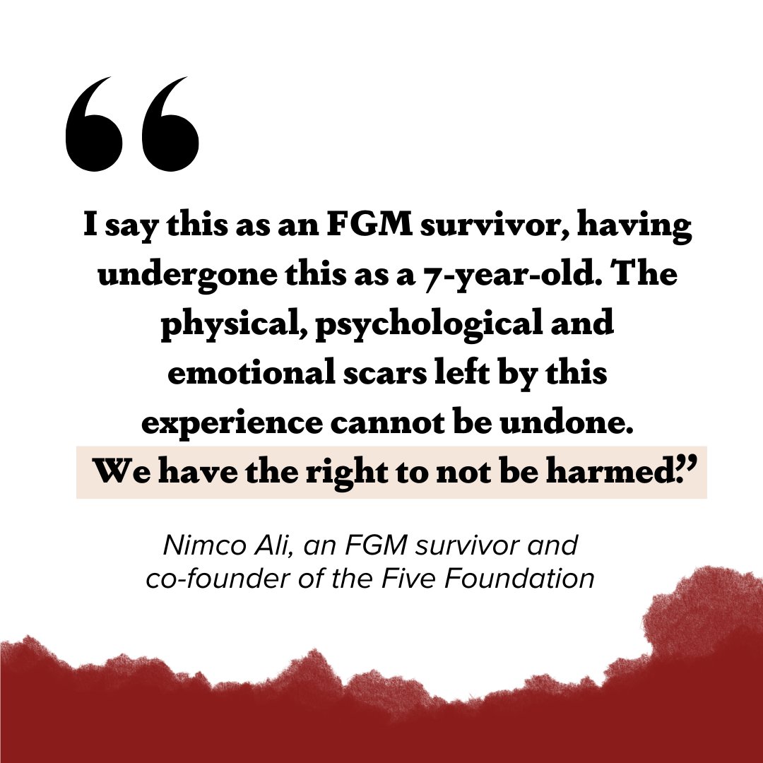 #Gambia could become the first country in the world to overturn a #FGM ban, a concerning decision for #Women & #Girls's rights. Raise your voice, share this post to spread awareness & demand action to uphold the ban on FGM in The Gambia & across the globe!n.pr/49ti5gD