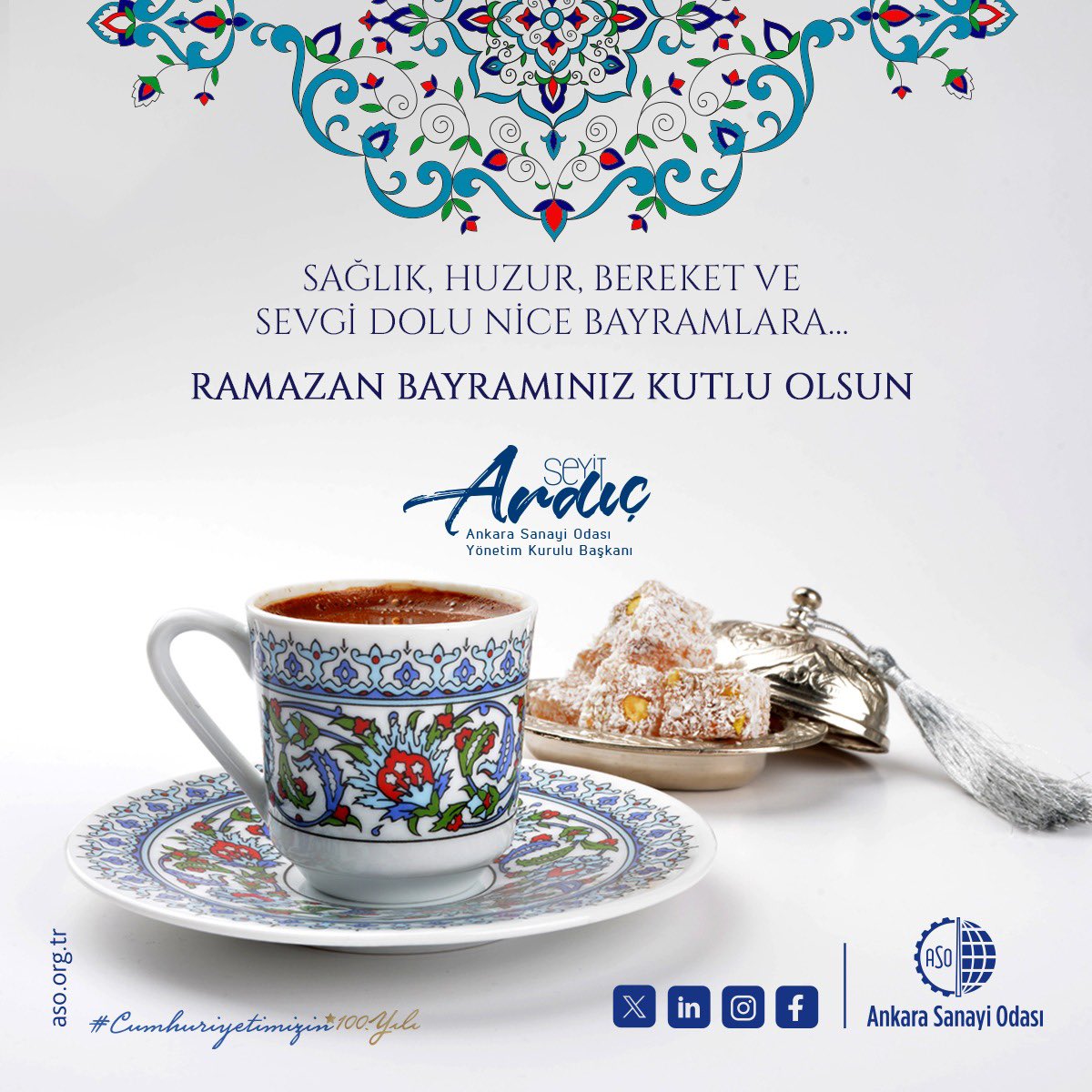 Sağlık, huzur, bereket ve sevgi dolu nice bayramlara… Ramazan Bayramınız Kutlu Olsun #ramazanbayramı