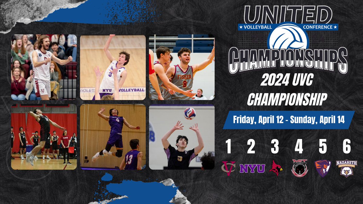 Top-Seed Vassar to Host 2024 UVC Championship Tournament from April 12-14 theuvc.org/news/2024/4/7/…