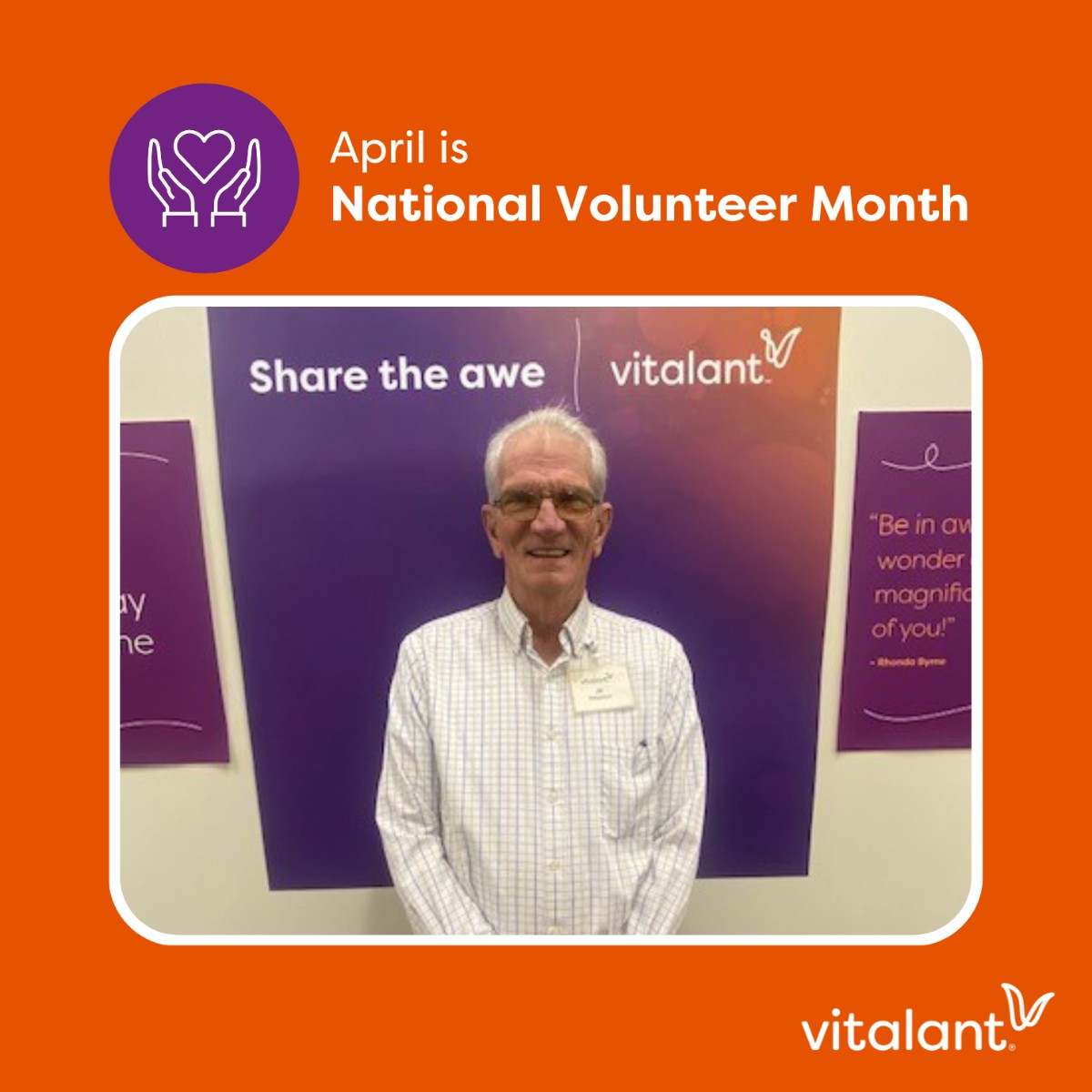 This #NationalVolunteerMonth, we're proud to celebrate amazing people like JR Richards who volunteered 6,000+ hours with Vitalant. 

As a volunteer, your actions save lives by helping patients get the blood they need. Find opportunities near you: brnw.ch/21wIEQa