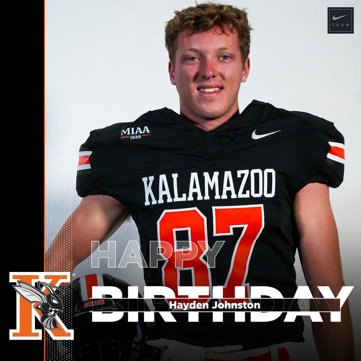 Please join us in wishing Hayden Johnston a happy birthday! #Birthday #SwarmTheDay