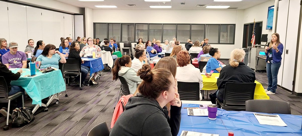 This past Friday, Heather Morris from the ESC Region 11 came out to help with staff training! We are always learning to better ourselves and our students #WhoMakesYourFood #ContinuingEducation