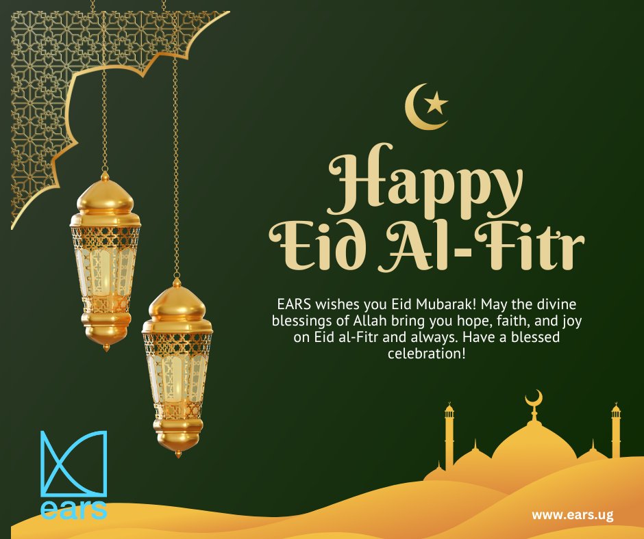 EARS wishes you Eid Mubarak! May the divine blessings of Allah bring you hope, faith, and joy on Eid al-Fitr and always. Have a blessed celebration!

#happyeidmubarak #EARS #thepowerofradio