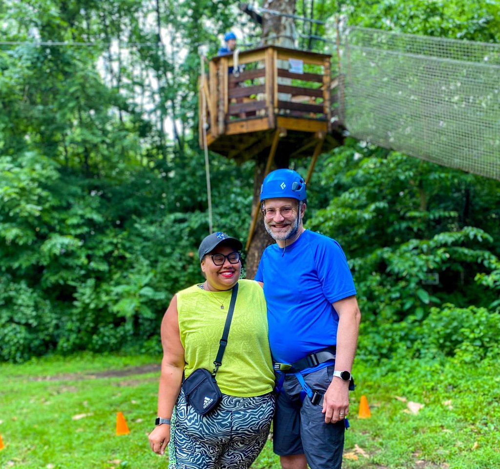 Tickets are now on sale for our 2024 Throwback Camp at CP on these following dates: Saturday, June 15 Saturday, June 29 Saturday, July 13 9A - 7P. Image: @EclecticKurves and her husband enjoying last years Throwback Camp! connerprairie.org/throwback-camp/ #AdultCamp #ThrowbackCampCP