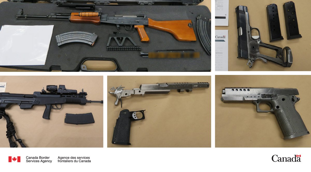 A #CBSA firearm investigation has led to 18 criminal charges against a resident of Delta #BC : ow.ly/xUTy50RbCOu 
#ProtectingCanadians