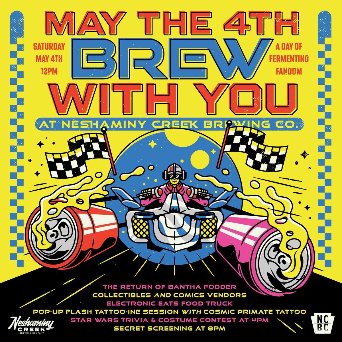 Neshaminy Creek Brewing Co (@ncbcbeer) on Twitter photo Heading to <a href="/FANEXPOPhilly/">FAN EXPO Philadelphia</a>? Keep the party going with us at May The 4th Brew With You! Show your ticket and get an exclusive discount. Details and RSVP: facebook.com/events/s/may-t…
#fanexpophiladelphia #fanexpophiladelphia2024 #FXPH #FXPH24 #starwars #starwarsday Heading to <a href="/FANEXPOPhilly/">FAN EXPO Philadelphia</a>? Keep the party going with us at May The 4th Brew With You! Show your ticket and get an exclusive discount. Details and RSVP: facebook.com/events/s/may-t…
#fanexpophiladelphia #fanexpophiladelphia2024 #FXPH #FXPH24 #starwars #starwarsday