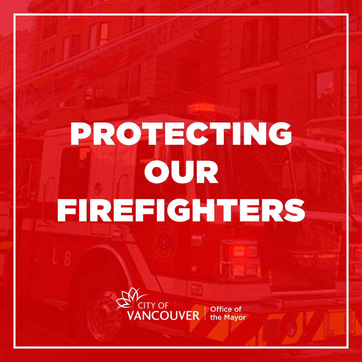 🚒👨‍🚒 Big news! Vancouver is leading the charge as the FIRST city in North America to get rid of cancer causing fire jackets! We love our firefighters and we’re committed to protecting them.