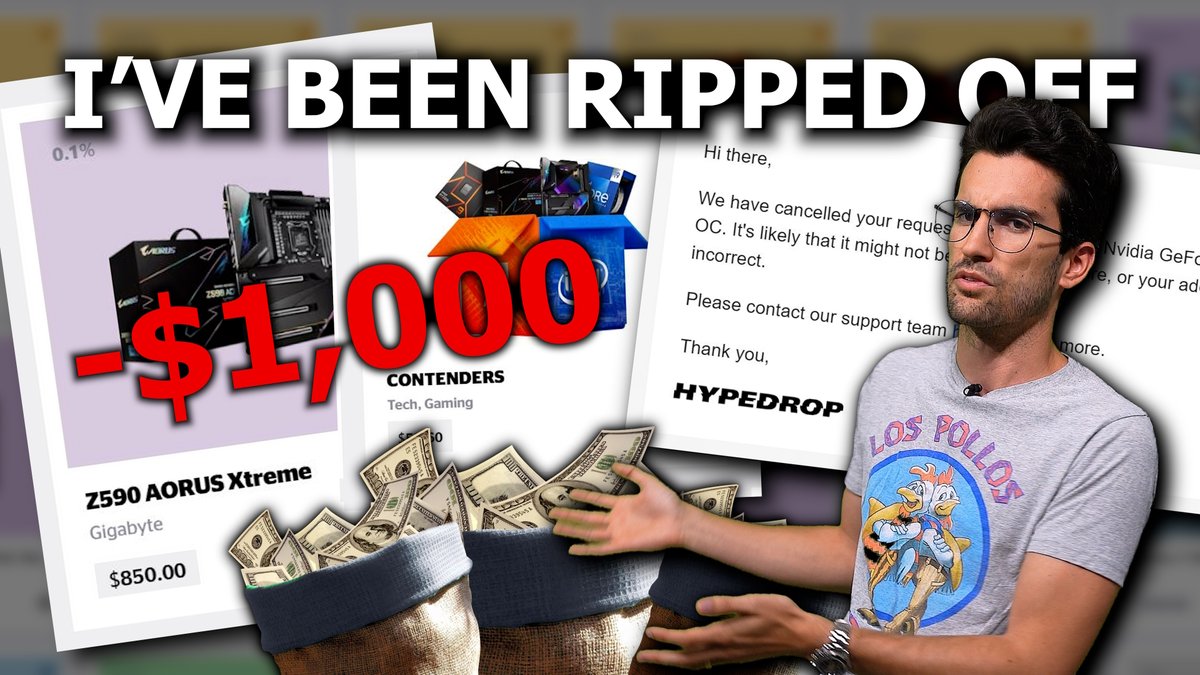 NEW VIDEO! | Investigating the HypeDrop PC scam: youtu.be/M0Pj8dzbqxY 🔥👀