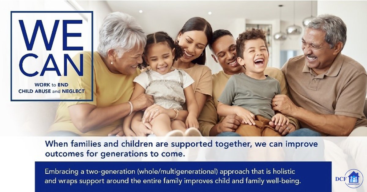There are simple actions we can take this #ChildAbusePreventionMonth that benefit our children, communities, and future generations. One of those actions is embracing a two-generation (whole/multigenerational) approach. #ThrivingFamilies