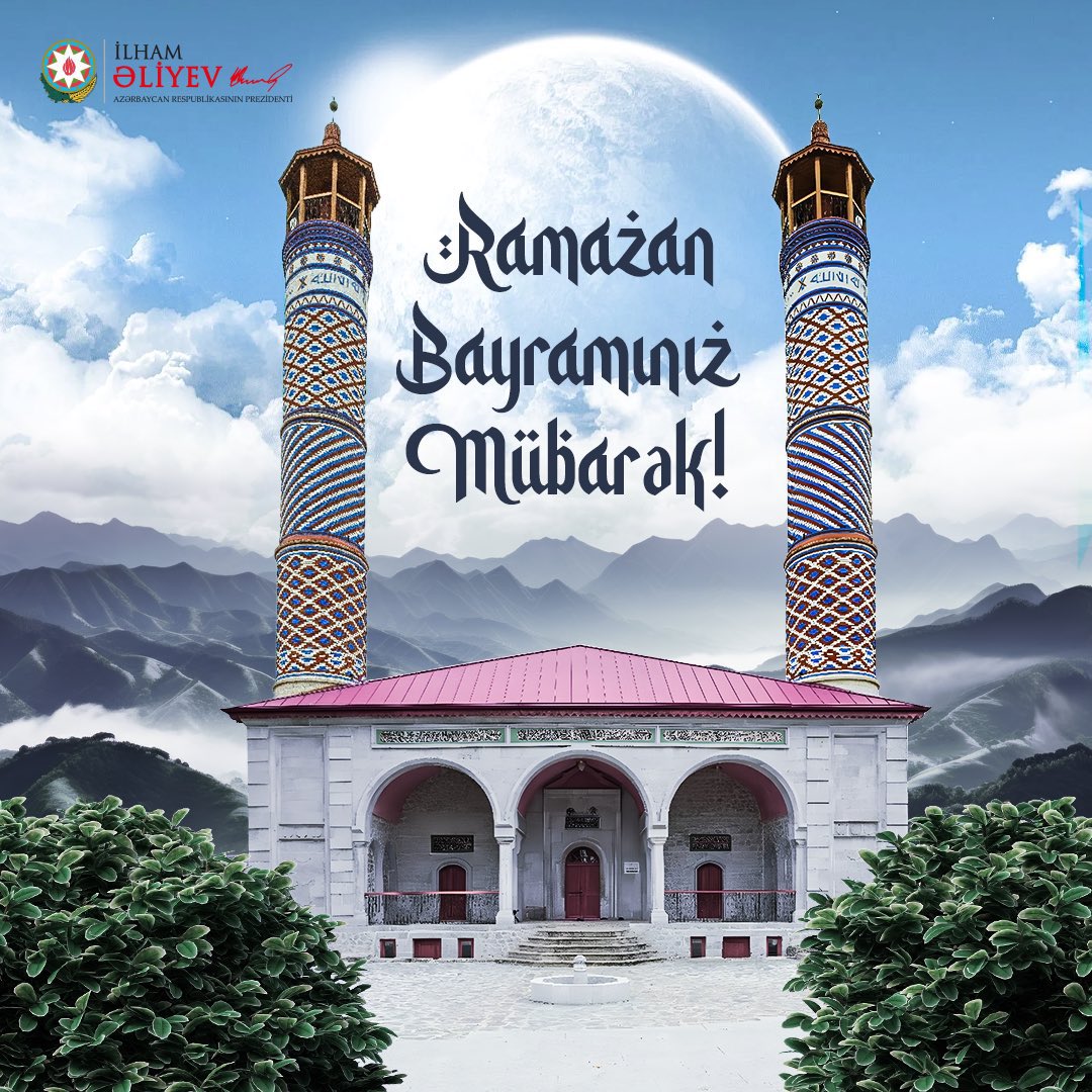 Əziz dostlar,

Ramazan bayramınız mübarək. Allah tutduğunuz orucları və dualarınızı qəbul eləsin!