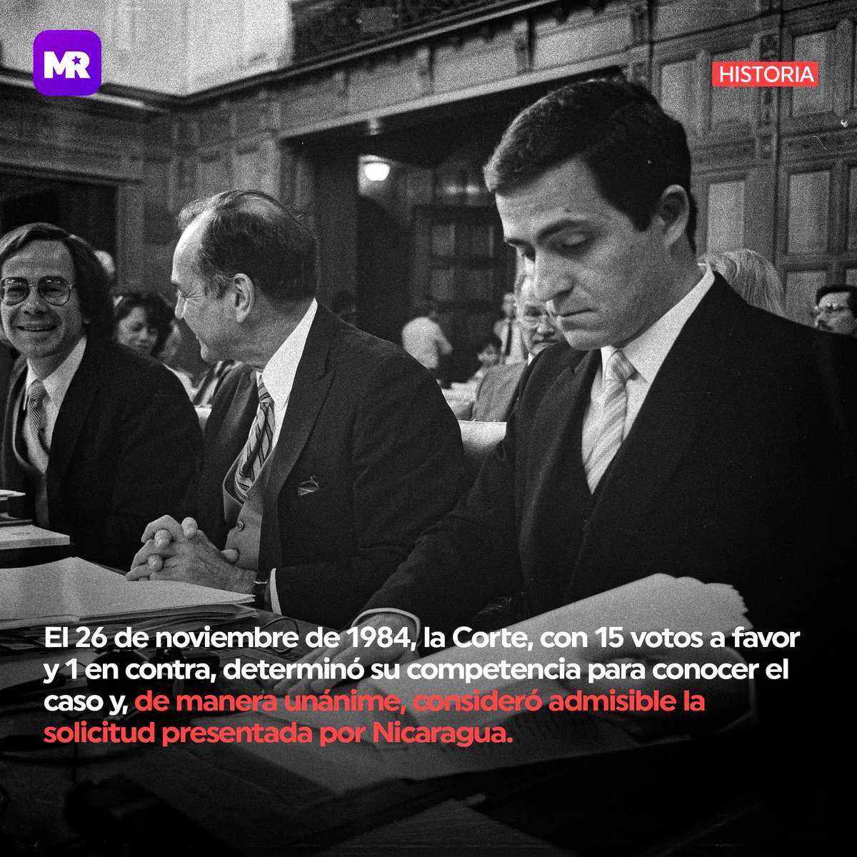 ➡️ #Nicaragua conmemora el 40 aniversario de su histórica demanda contra Estados Unidos ante la CIJ en La Haya, por su apoyo a la guerra en los años ochenta. El tribunal falló a favor de Nicaragua en 1986, obligando a Estados Unidos a indemnizarla.