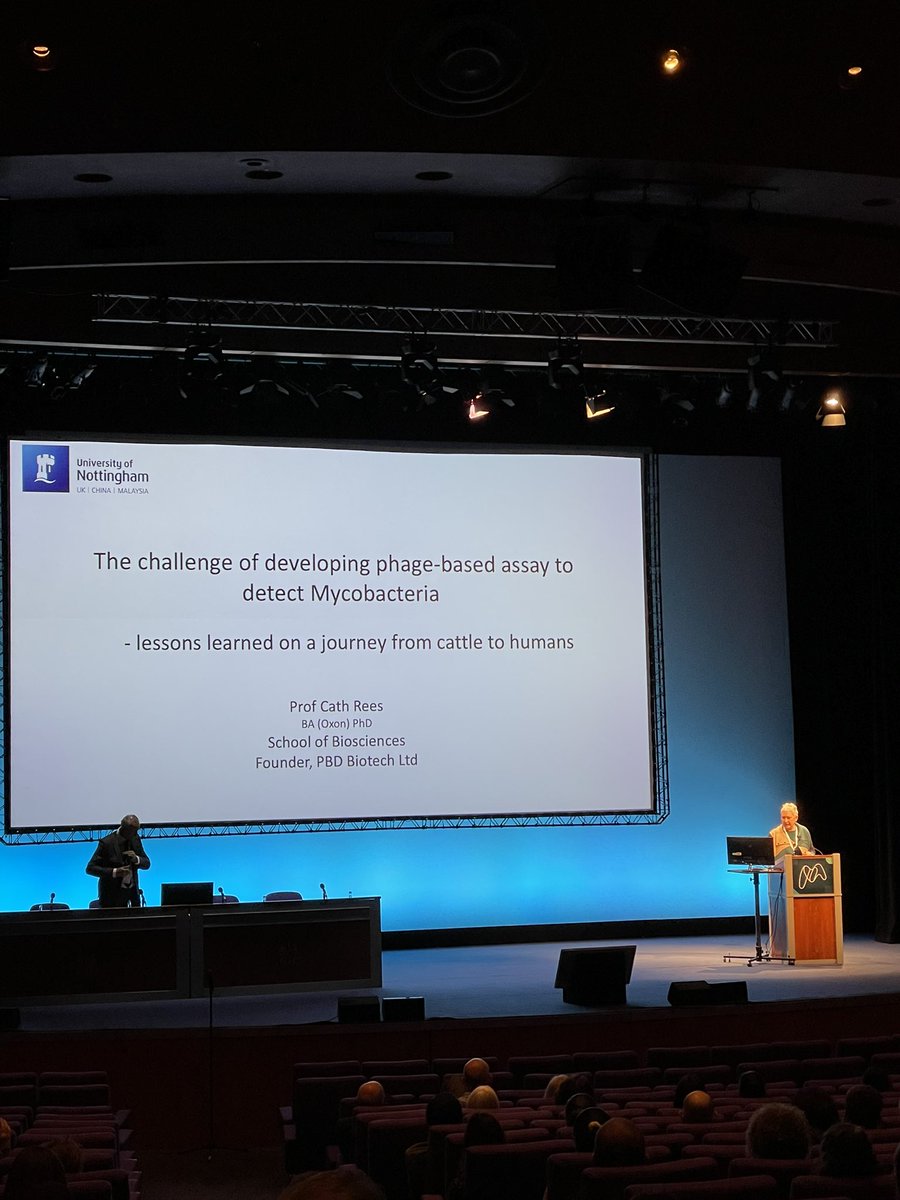 Interested to hear about the process of developing phage-based assays to detect Mycobacteria from Professor Catherine Rees the winner of the @MicrobioSoc Translational Microbiology Prize.

#Microbio24