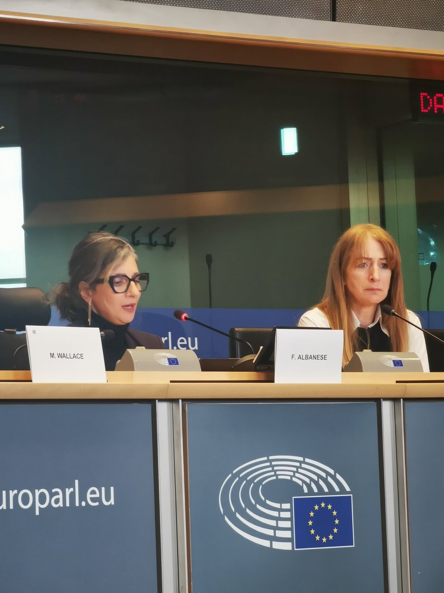 'Genocide is defined in international law. It's not an opinion. What Israel is doing is committing genocide against the Palestinians, and Europe is complicit.' — @FranceskAlbs, UN Special Rapporteur on the Occupied Palestinian Territories, speaking at the European Parliament