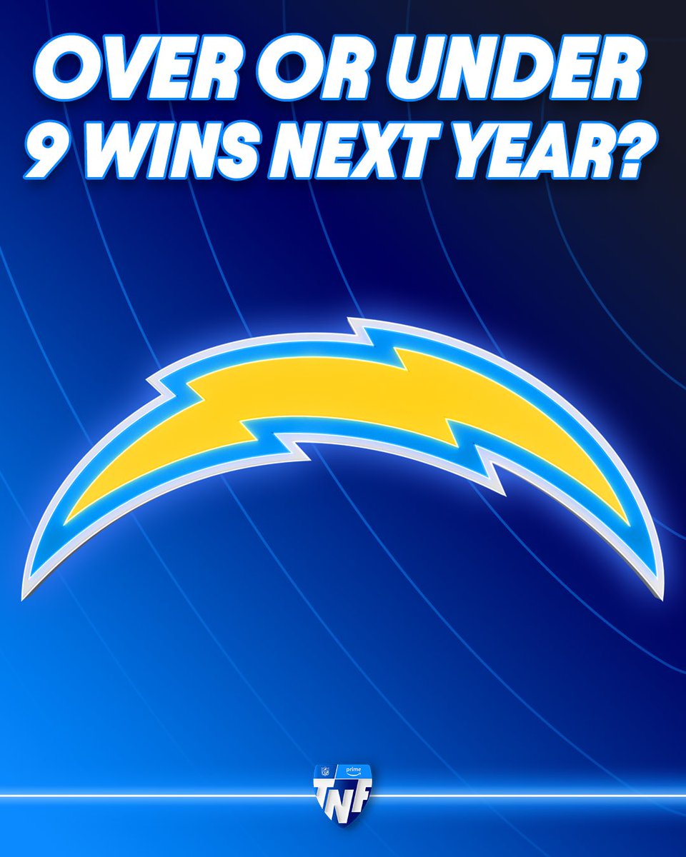 How many regular season wins will the Chargers finish with next season? ⚡