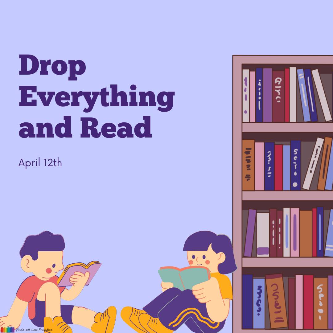 It's Drop Everything and Read Day! 📚 Drop Everything and Read Day is celebrated every year on April 12th, the same day as author Beverly Cleary's birthday. 📚 What will you be reading today? 📚 #dear #dropeverythingandread #read #reading #beverlycleary #readoutproud