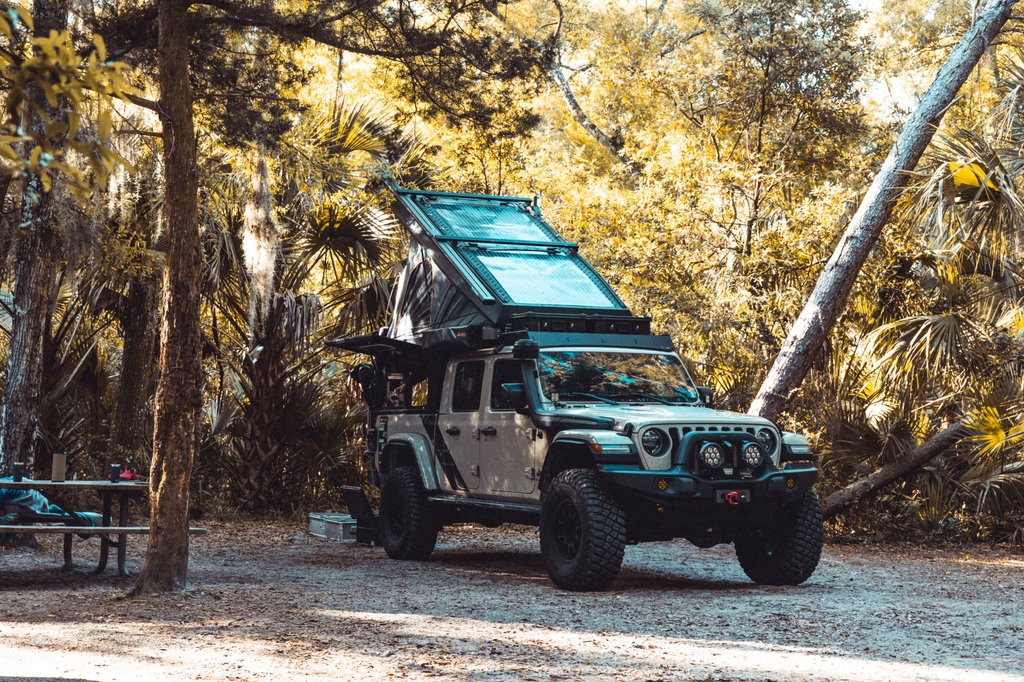 Matanzas Wildlife Management Area was an awesome little find for a small campground that is close to St. Augustine on our trip. 

#explore #bfgkm3 #gladiator #jeep #overlandbound #overland  #alucab #aevconversions #overlander #overlanding #overlandlife #jeepgladiator