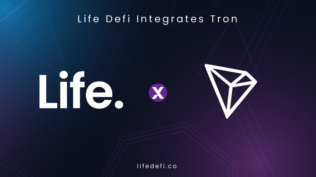 LIFE DeFi Wallet Now Integrates TRON

View TRON assets, and seamlessly manage your $TRX &amp; TRC20 Tokens in your integrated TRON wallet!

Upgrade your DeFi experience with LIFE.
