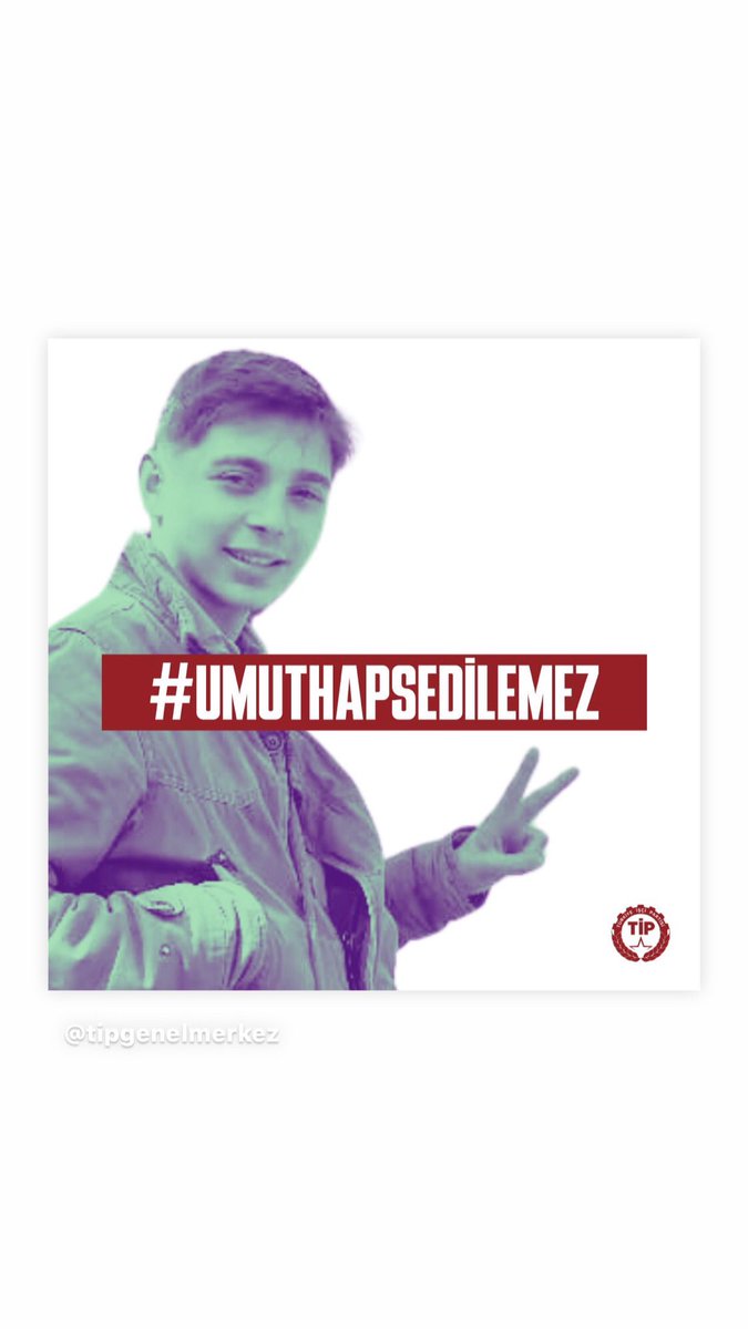 #UmutHapsedilemez

Umut derhal serbest bırakılsın!