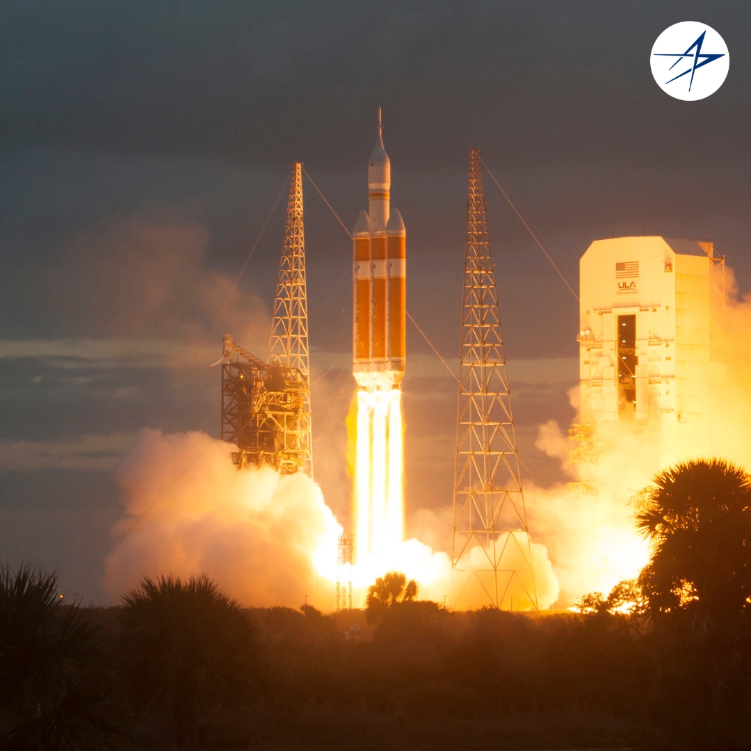 Congratulations to @ulalaunch for the successful final launch of the most metal rocket ever built, the #DeltaIVHeavy! 🔥🤘🚀 This rocket was the first to launch @NASA_Orion to space (see photo above), during the historic EFT-1 mission for @NASAArtemis in 2014!