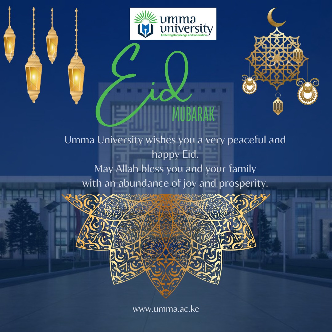 Blessed Eid Mubarak from Umma University to all Muslims around the world 🌍