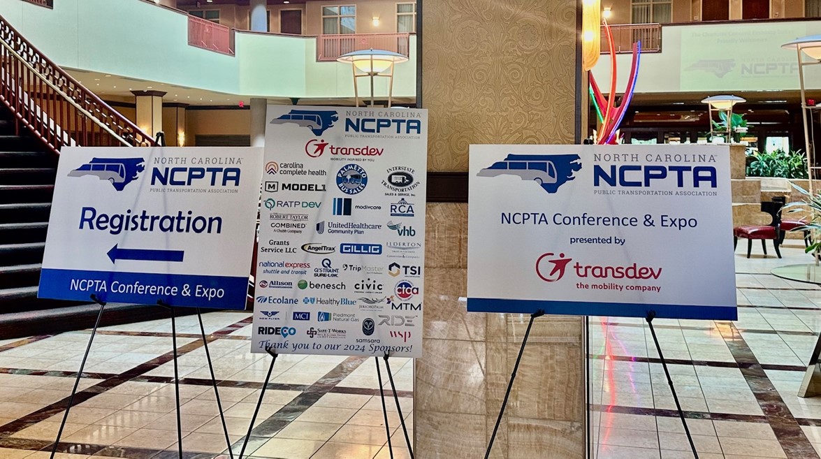 Nothing is finer than being in Carolina...for the NCPTA Annual Conference and Roadeo! We're having a very productive time here in Concord. We're very proud to be here and support our partners at @ncpublictransit.