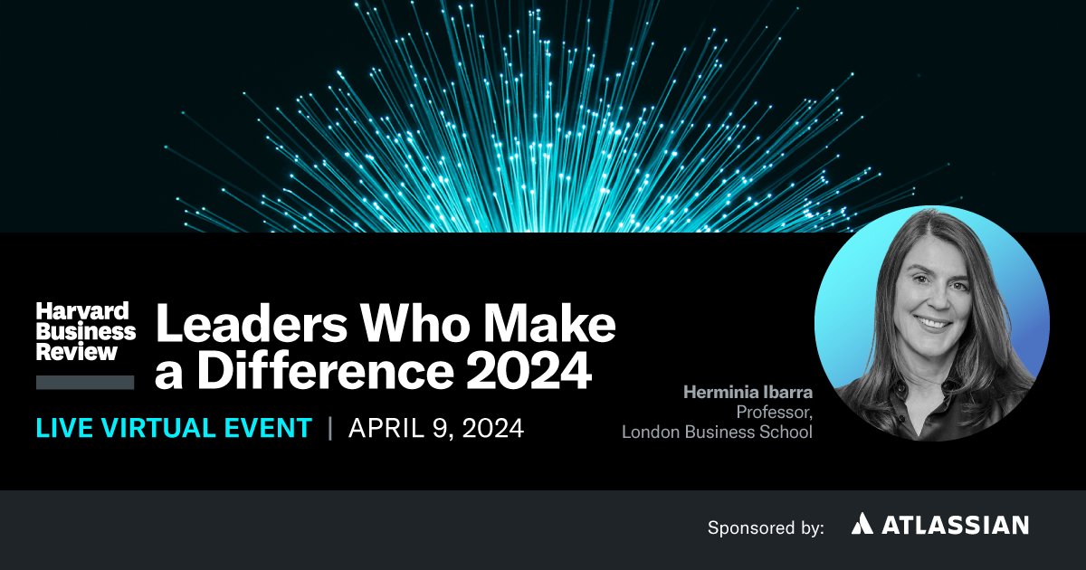 After a quick break and some midday music, we're back with a mini-masterclass from @LBS professor and bestselling author @HerminiaIbarra. Wondering how to transition to a more meaningful career? This session is for you. #Leaders2024