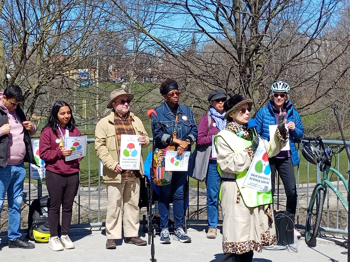 It was such a pleasure to join others who care about science and science education last weekend. The Ontario gov’t's plan to move the Ontario Science Centre from where it’s served north Toronto for generations to a smaller plot by Ontario Place will cost taxpayers money and…