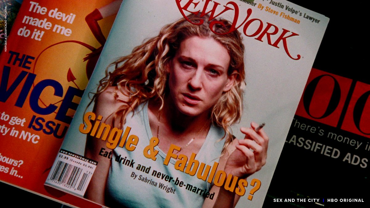 Podemos concordar que essa foi a melhor capa de revista já vista, né? 🗣️ #SexAndTheCity