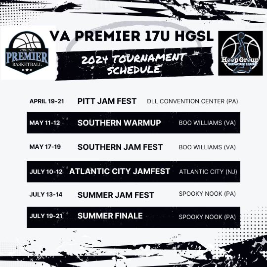 Will be playing at all the tournaments with VA premier HGSL! @CoachStitzel