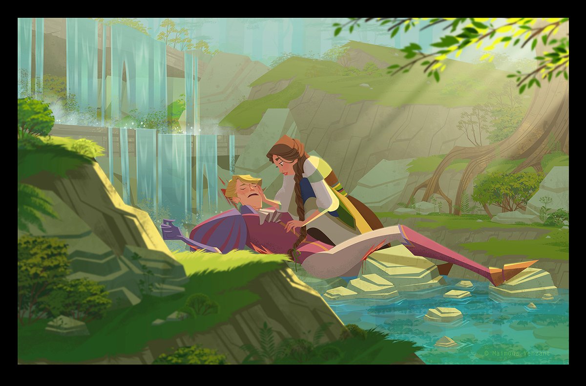 maiguy_draws's tweet photo. Heeeey its #PortfolioDay !

My name is Maimuna Venzant and I'm a Background Designer currently working at Disney TVA :D  
I'll be available for work starting July 8th!

Check out more of my work here: 🌿 https://t.co/otKwaoj62I https://t.co/ti7BGXtj6H