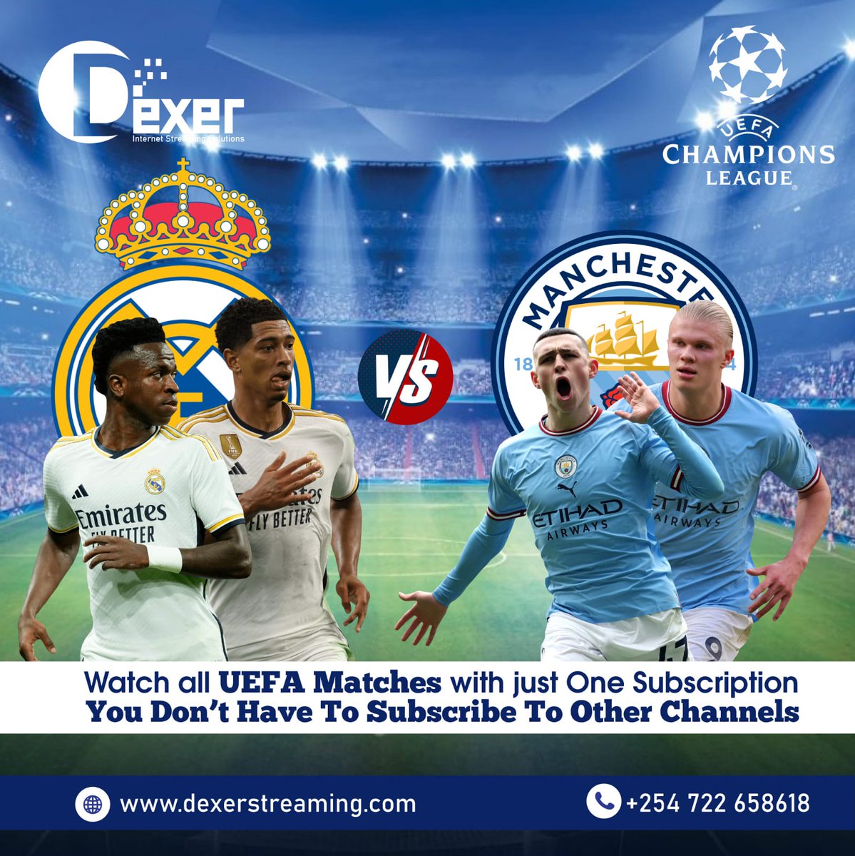 dexersolutions's tweet image. Who’s Ready For big match
#RealMadridvsManchesterCity

➡️Enjoy big Football match&apos;s 
through Premium  I🅿️TV subscription

Contact me :
+254722658618

#SCOvFRA #bcafc #oafc #ncfc #rufc #bbtvi  #TOTP #IPTV  #ARSFCB #RealMadridCity #ChampionsLeague #UEFA #RawAfterMania #RMAMCI