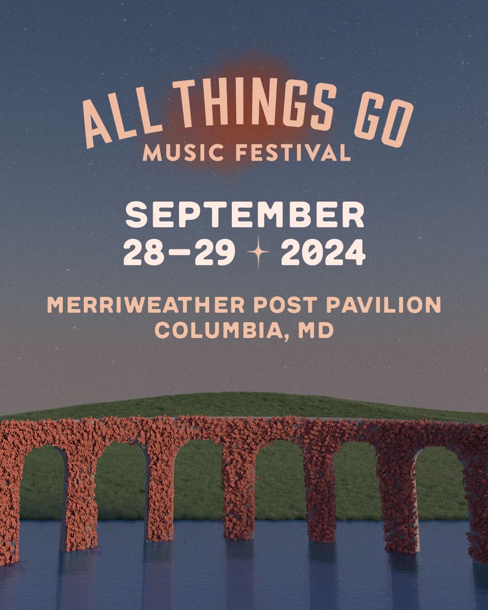 September 28-29, 2024 ☁️ All Things Go returns to Merriweather Post Pavilion for our 10 year anniversary. Lineup coming next week! Sign up at allthingsgofestival.com to get the lineup first - link in bio