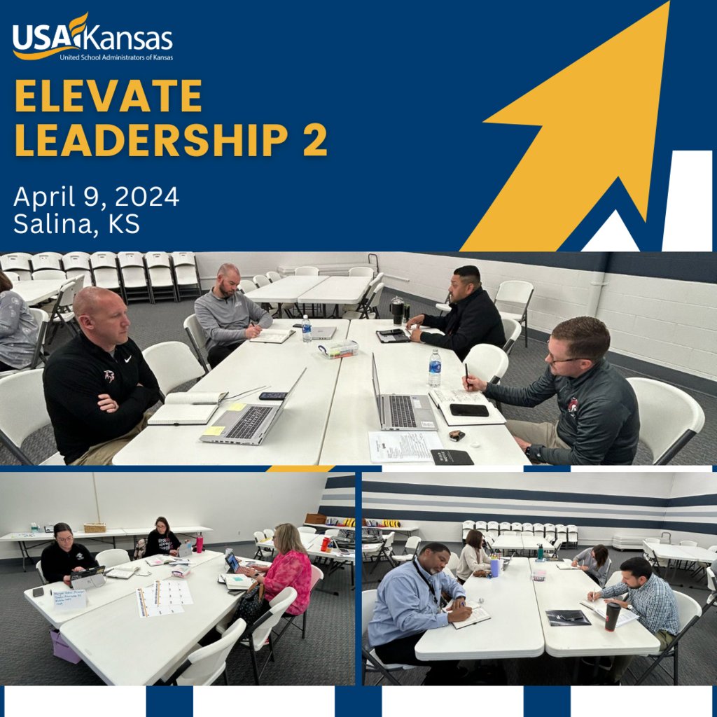 It's our 6th and final day of #elevateleadership 2 for our Salina cohort! Thank you to @SmokyHillEDU for hosting and to our leaders for spending the last two years learning and growing with us! We can't wait for what's next! #edleadershipmatters