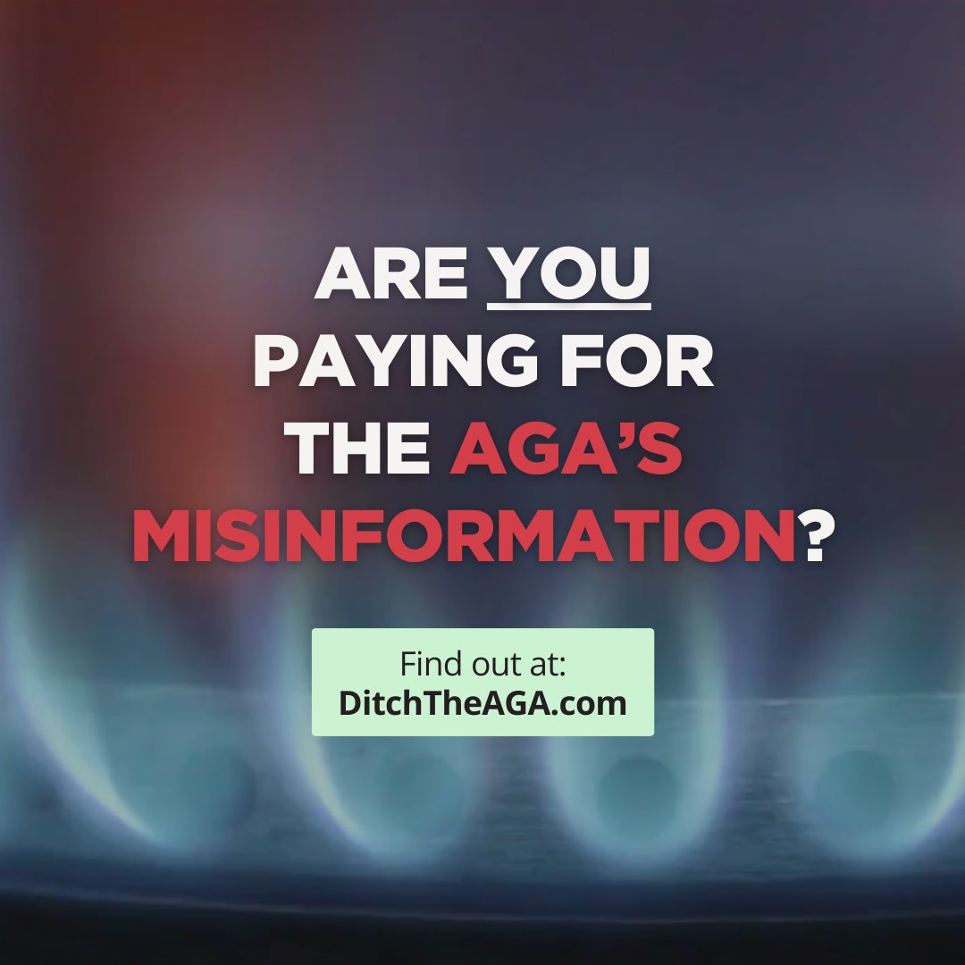 Check if your utility is a member of the AGA and demand change here: bit.ly/ditchagatoday.