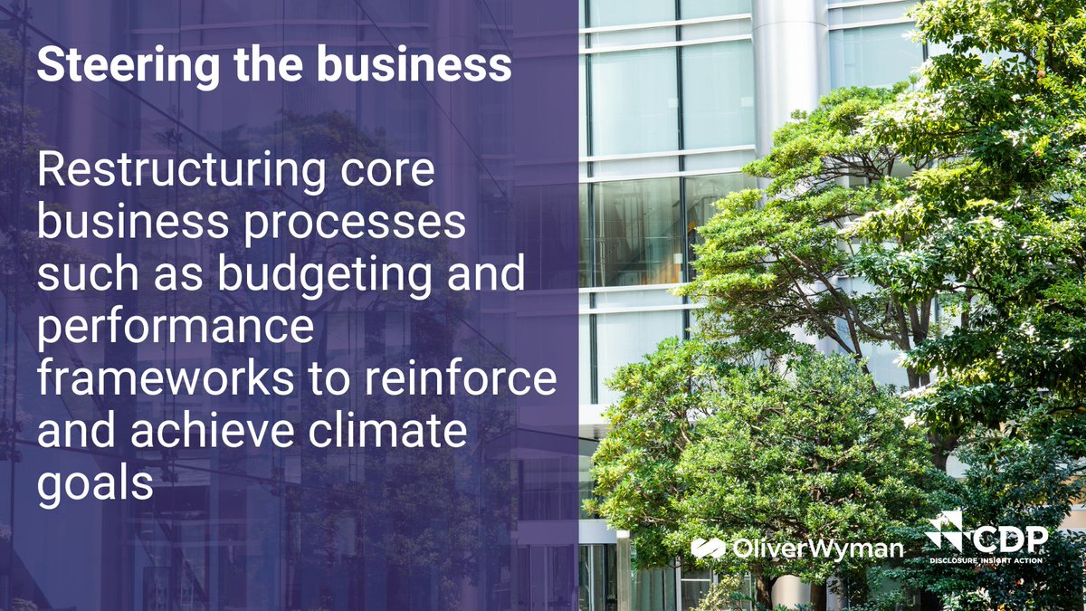 Some factors of business model change are pivotal for companies to take action toward the green transition. Read our analysis with Oliver Wyman in the new CDP Europe Report, diving into 3 critical sectors - electric utilities, steel, and automotive 👉 ow.ly/evtg50RbzCE