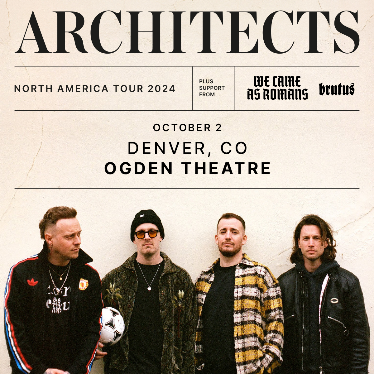 Architects presale happening now - wed at 10p  PW: SEEINGRED   🎟️👇 axs.com/events/541471/…