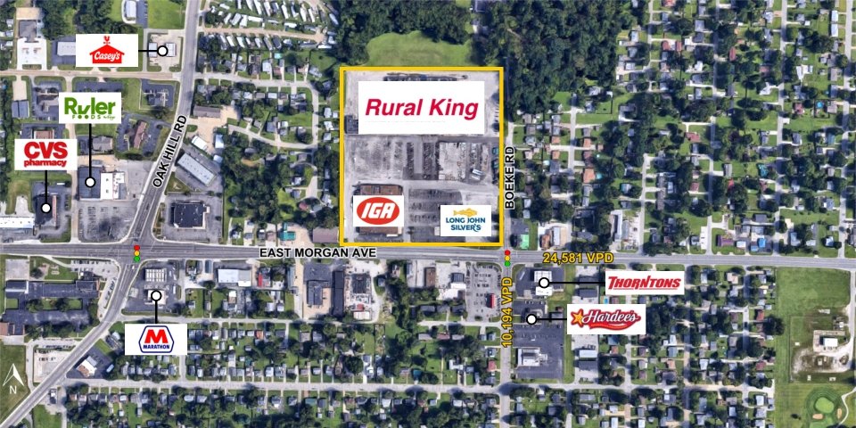 SummitRealEst's tweet image. New space available at Morgan Shopping Center. Pad site and 2,550-11,550 SF available. 
Call Tyler Raben or Richard Clements at 812.426.1070 for info.
summitrealestate.us/listings/morga…