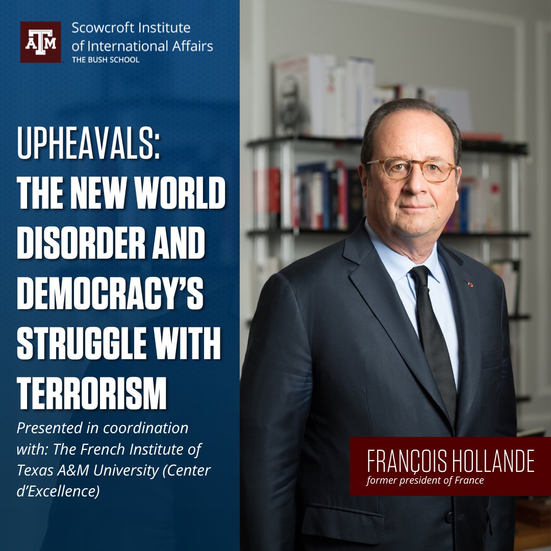 Join us for a special event featuring Former President of France François Hollande on Wednesday, April 17th at 6:00 PM CT at the Annenberg Presidential Conference Center. Thank you to all contributors. You can learn more about them and the event here: bit.ly/3J6Ieat