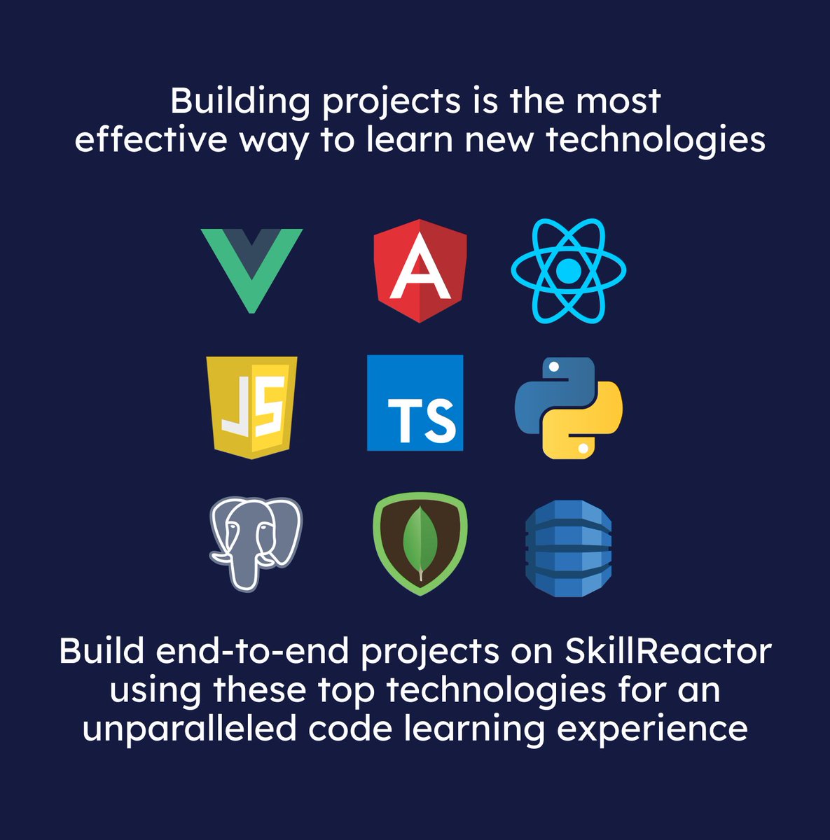 SkillReactor's tweet image. Looking to learn top technologies online? Your search ends here! 🌟
#codingtechnologies #codingjourney #techskills #techeducation #careerboost #realworldprojects #codingcommunity #learntocode #development #programming #technology #edtech #softwareengineering