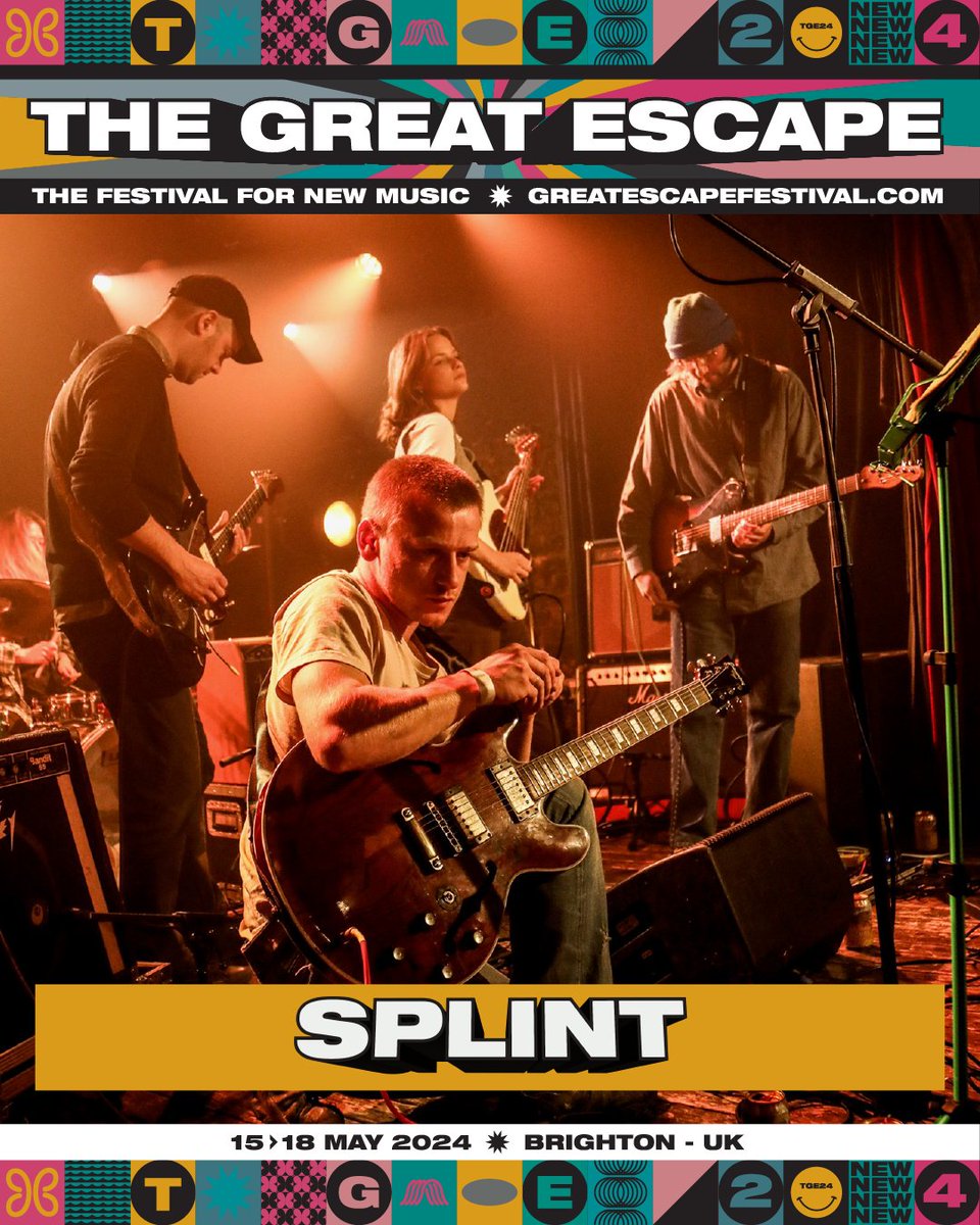 excited to announce that we’ll be playing @greatescapefest this year.