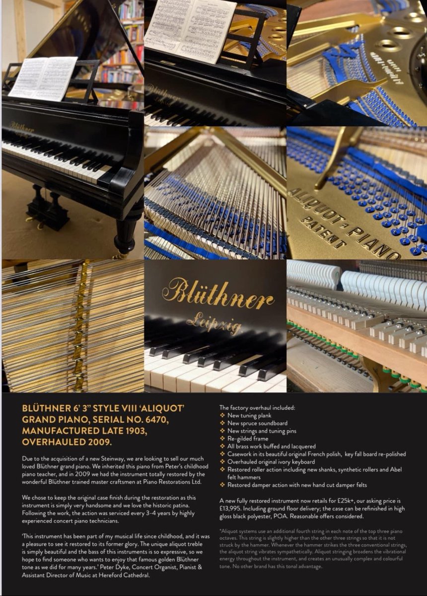 Sasta24's tweet image. Do I know any pianists? #Bluthner #piano #concertgrandpiano #grandpiano