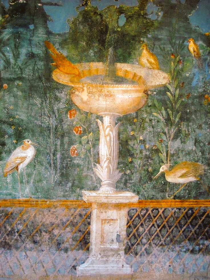 Garden fresco/ Livia's Villa, Rome/ ancient #fineart