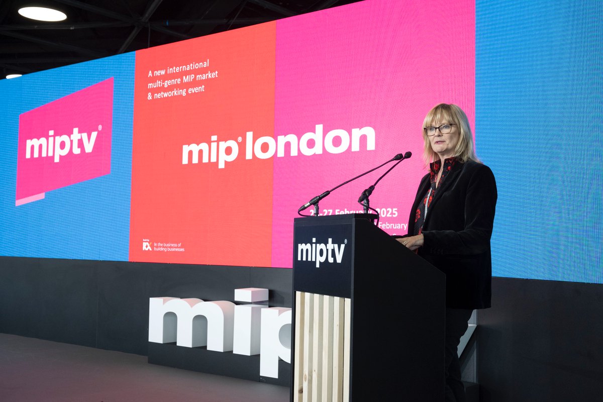 #MIPLONDON A new international multi-genre MIP Market & networking event in the heart of West London, adjacent to the BC Studios Showcase and London TV Screenings. @_lucysmith_ and Robert Marking from @RXFranceEvents presented the outline of this new industry gathering at #MIPTV